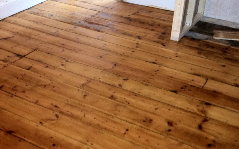 Pine Flooring After renovation