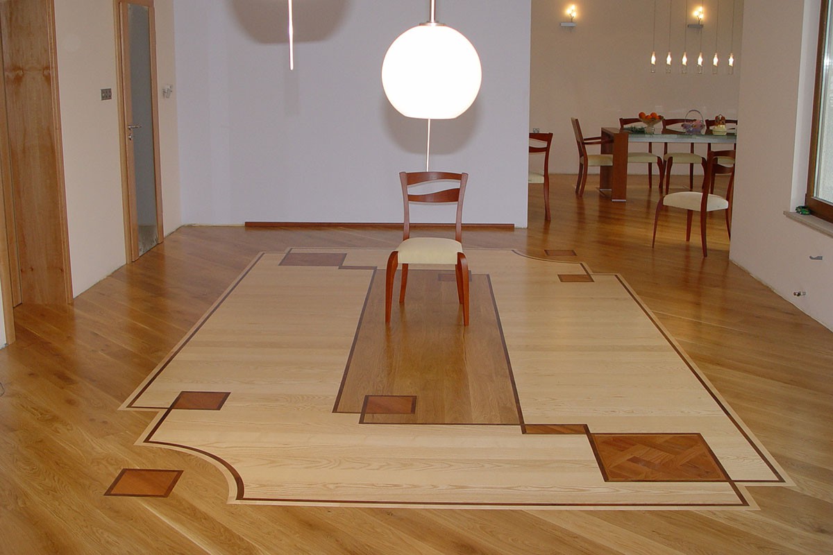 Pre-designed Flooring in Living room