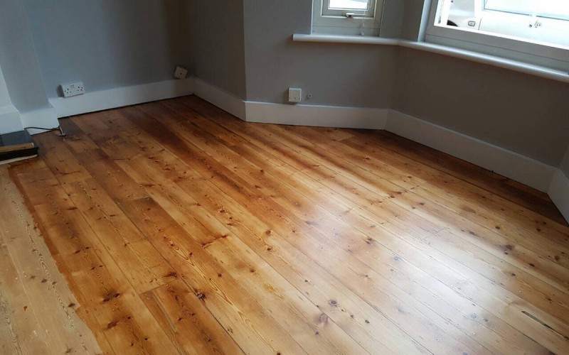 Pine Floor Sanding - After