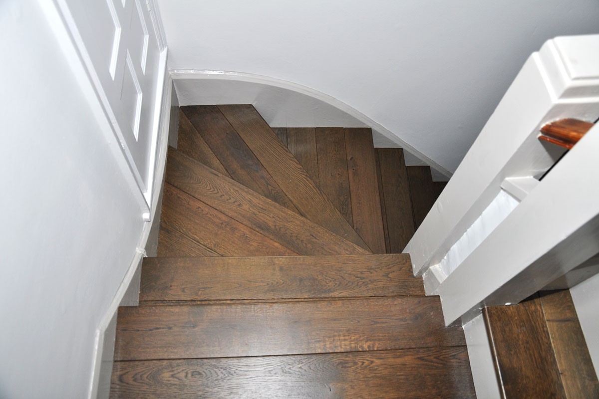 Stained Oak Steps