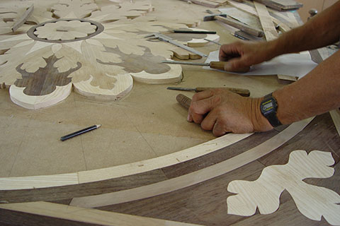 Pre-designed Wood Floor - Crafting