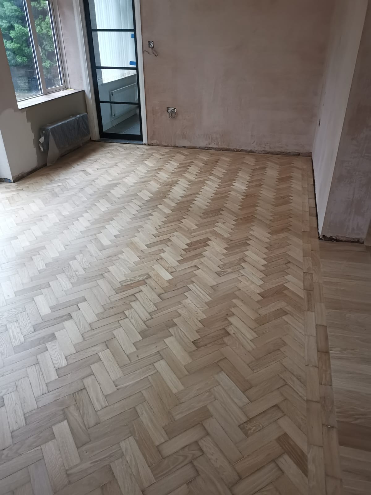 204051 Reclaimed Parquet Installation (1) 204051 Reclaimed Parquet Installation
